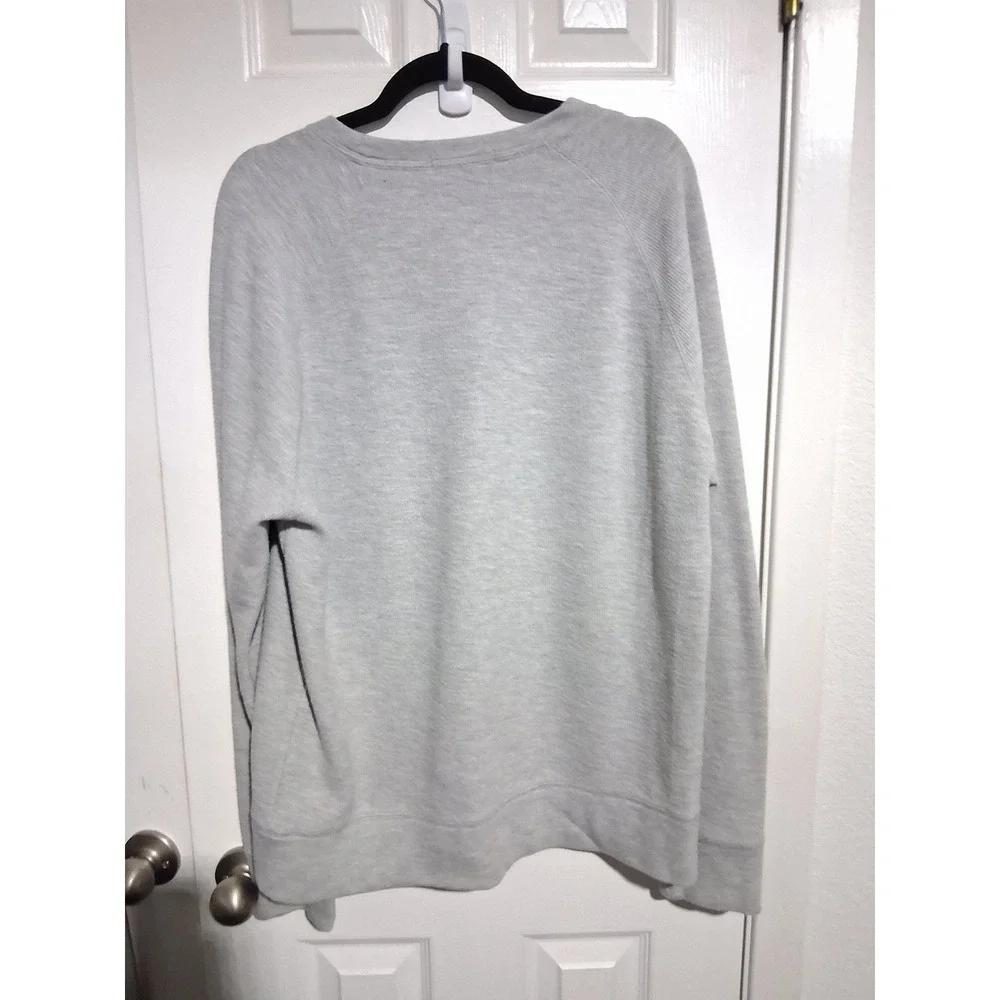 Banana Republic Waffle Knit Mens size Large Long Sleeve Grunge Preppy Casual Tee